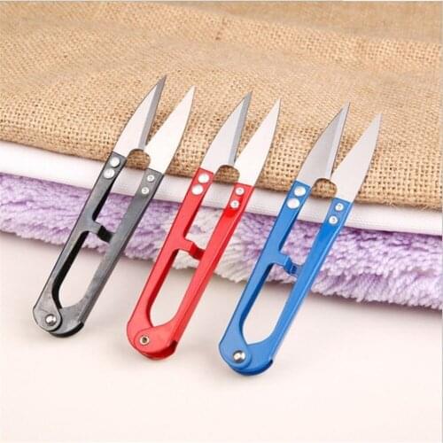 1PCS Fishing Lure Stainless steel sharp scissors Artificial Bait Scissors For Fishing Line Sharpener Fly Tying Tool Tackle Gear