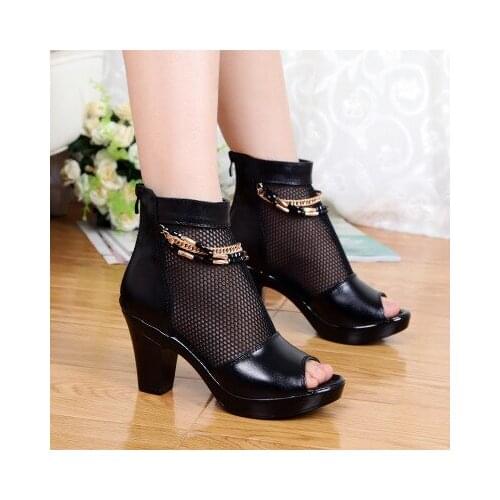2017 Summer Sandals Gladiator High Heels Women Sexy Front Cross Strap Stilettos Pumps Shoes Woman Ankle Cool boots