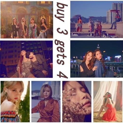 K-POP MAMAMOO Album Wind flower Posters Wall Stickers White Coated Paper High Definition Home room decoration wall decor