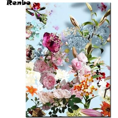 Full Square/Round Drill 5D DIY Diamond Painting Still life flower diamond Embroidery cross stitch mosaic rhinestone Decoration