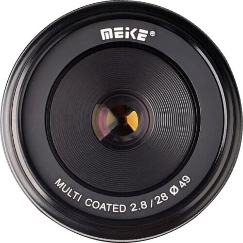 Meike MK-E-28-2.8 28mm f/2.8 fixed manual focus lens for Sony E mount Mirrorless for NEX-5 NEX-7 A6000 A6300 A5100 A7 A7R A7S II