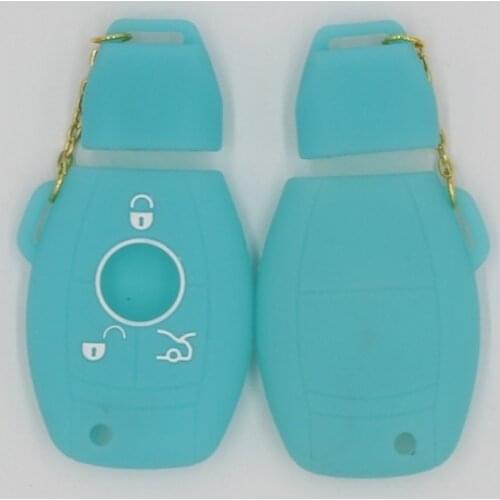 Silicone Car Key Case Flip Remote Car Key Cover for Mercedes Benz Smart City Coupe Cabrio Crossblade Fortwo Roadster K Forfour