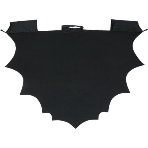 Halloween Bat Wing Cape Costumes Kids Black Horror Cloak Funny Cloak