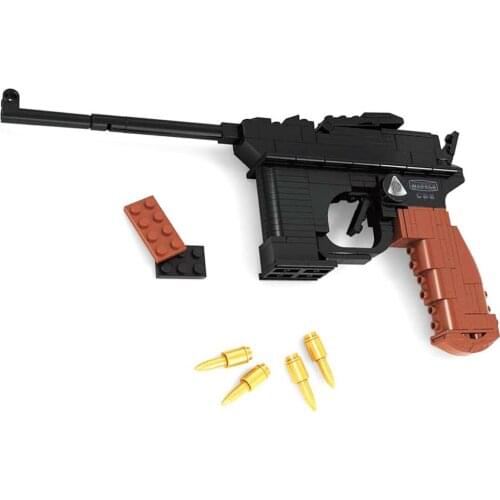 NEW 22420 145pcs Military Educational Toys Building Blocks Assembled Model Of Urban Pistol Guns Mark Kids Toys For Children