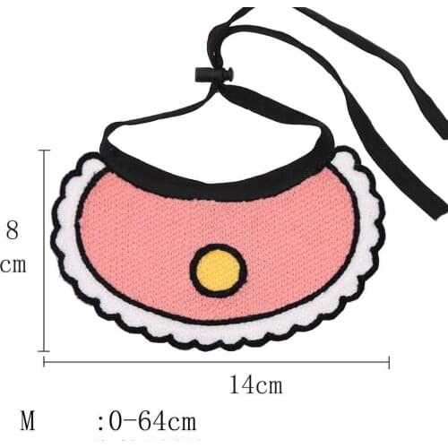 New Cat Bib Puppy Pet Accessories Dogs collar Cute dog cat bib saliva towel woven bib