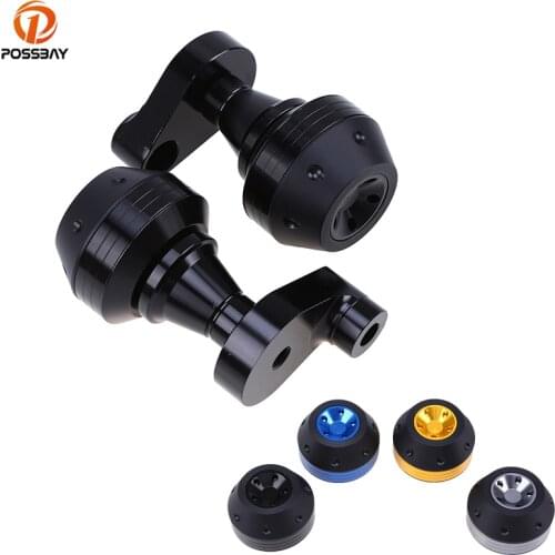 POSSBAY Frame Slider Motorcycle Anti Crash Pad Protector Motocross Frame Sliders for Yamaha R1 2007 2008 Falling Protectors