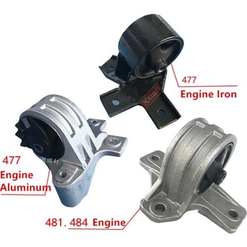 Engine Foot Rubber Pier For Chery A5 Fora Cowin 3 E5 Left Support Rubber Mounting Bracket Suspension Cushion MT