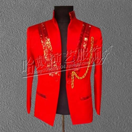 S-5xl New Nightclub Mens Magician Suit Sequins Bar Theatrical Blazers Costume Host Singer Stage Suit Jacket Plus Size Clothing