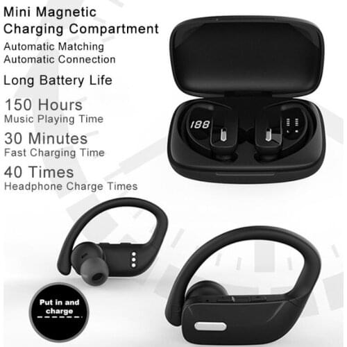 Sport TWS Wireless Bluetooth Headphones Earbuds Headsets LED Power Display With Micphone vs B11 b10 for smart phone