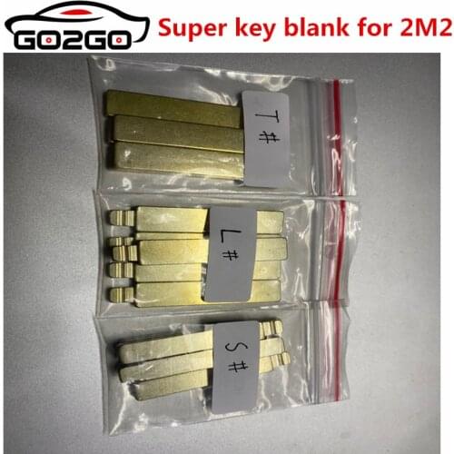 2M2 super key blank key blade S T L 3 box 60pcs work with 2M2 Magic Tank key cutting machine