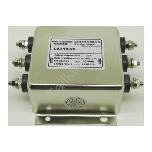 LA310-20 Power Filter Three-phase 380v / 20A Universal Filter EMC EMI FILTER