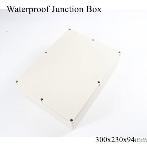 300x230x94mm Waterproof Plastic Enclosure Box Outdoor Cable Connection Junction Electrical Project Case ABS IP65 300*230*94mm