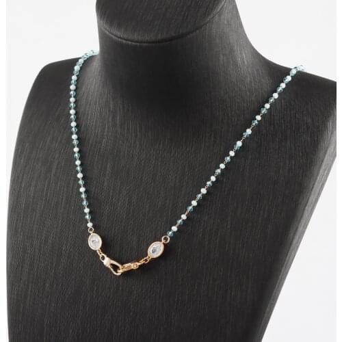 Sanying M83205 sunglasses accessories beads for jewelry making 18k gold-plated 0.3 micron diy mask chain 75cm/lot