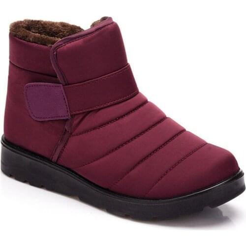 Womens waterproof winter boots warm plush winter boots snow boots womens shoes