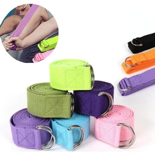 1PCS Pilates Yoga Belt Slackline Stretch Band Mat Yoga Strap Training Tools Flex Bar Pull Up Assist Yoga Accessories