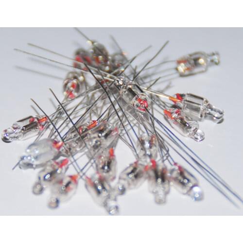 100pcs Neon Bulb Indicator Light Lamps Sign 4mm Lamp Red NeonLight 4*10mm Glow Vermelho Lampada Neon Indicator Bulbs