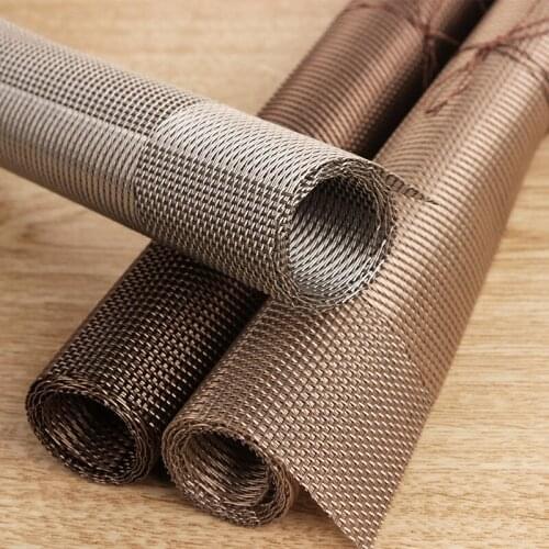 2 PCS European style steak table mat PVC antiskid heat insulation pad cup bowl mat American plate mat waterproof dinner mat