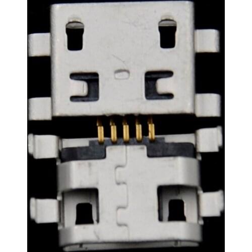 20pcs/lot Mini USB Repair Mobile Tablet Tail Plug Micro USB Connector 5pin Heavy Plate B Type Female Jack For Mobile