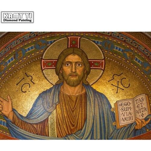 5D DIY Diamond embroidery Cross stitch Sacred Lord Full Square Diamond mosaic Full Round Diamond painting lyc