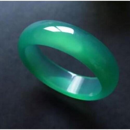 Free Shipping Vogue Pretty Jewelry green Agate jades rings Size:6# 7# 8# 9# 10# 11# 12
