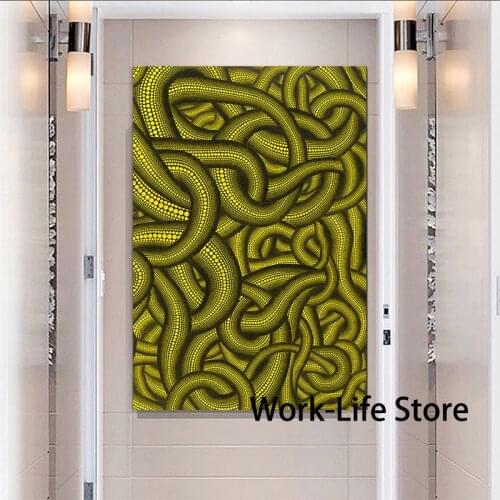 Home Decor Canvas Wall yayoi kusama SEX-OBSESSION-C Oil Painting Canvas Print Wall Pictures for Living Room Posters Unframed