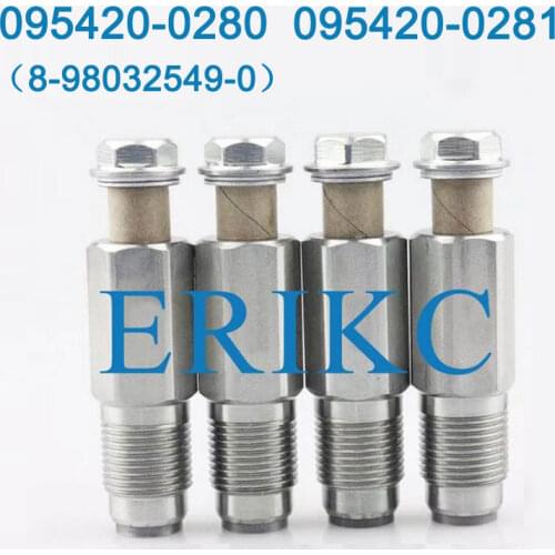 ERIKC 8-98032549-0 Fuel Pressure Relief Valve Limiter 095420-0281 095420-0280 98032549 For Nissan Cabstar Navara Pathfinder 2.5