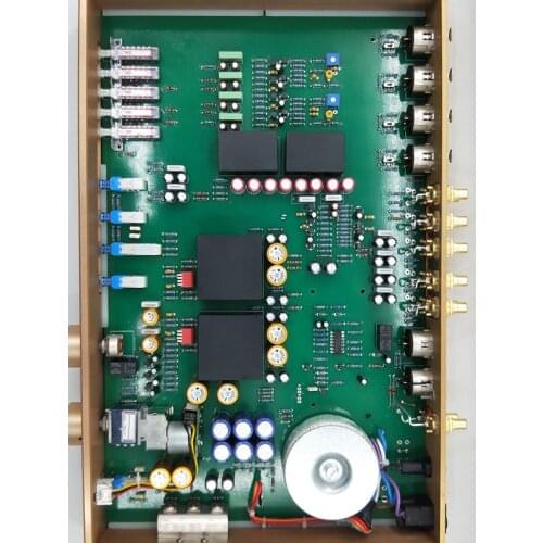 HI END Swiss FM255 fever preamplifier, 30W input and output balanced line preamplifier, 2 sets of XLR, 3 sets of RCA