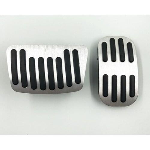 Aluminum alloy Car Accelerator Gas Pedal Brake Pedal Rest Foot Pedals Cover For Toyota Corolla 2019 2020 Car Styling Accessories