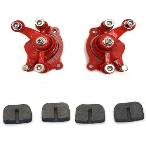 Front Rear Disc Brake Caliper Pads For 43cc 47cc 49cc Chinese Mini Moto Kids ATV Quad Minimoto Dirt Pocket Bike Gas Scooter