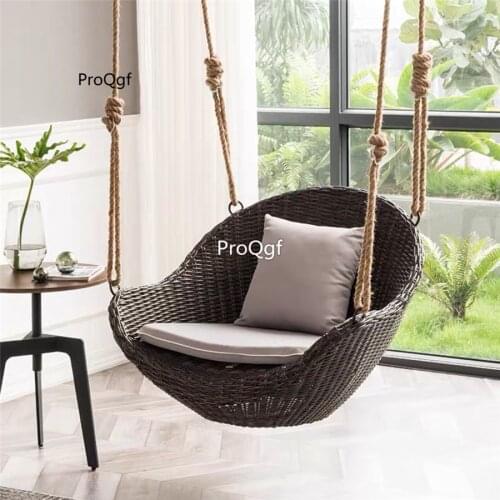Prodgf 1 Set rattan garden hanging two color choice chair