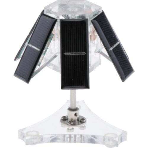 Solar Mendocino Motor Magnetic Levitating Educational Model with Vertical Stand - Physics Mechanical Learning Tool