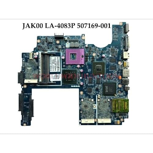 High quality 507169-001 For HP Pavilion DV7-1000 Laptop Motherboard JAK00 LA-4083P PGA948 PM45 DDR2 100% Fully Tested