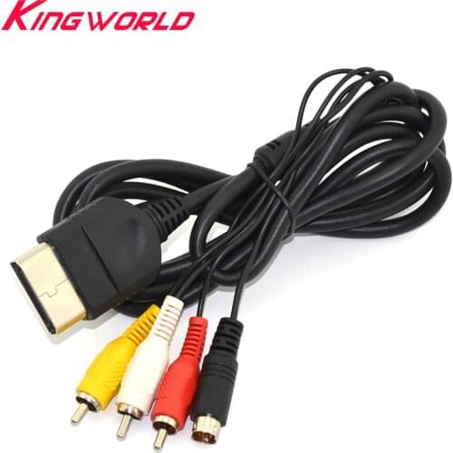 High quality 1.8M S-Video AV A/V Cable Cord for Microsoft Xbox Console Video Game