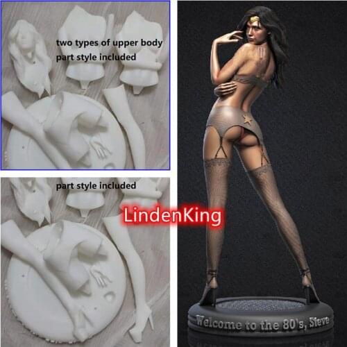 1/6 31 cm 3D Printing Unpainted Garage Kit GK Model ,White-film Gift To Painter, DIY Assembly A045