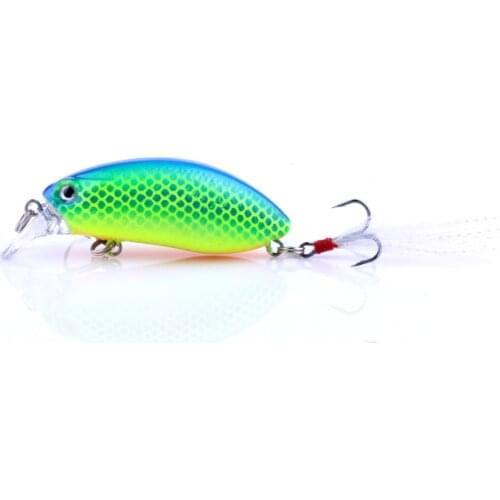 1pcs New CrankBait Fishing Lure 6cm 9.6g Swimbait Isca Artificial Pesca Wobblers With Hooks Crank Bait Plastic Fishing Tackle