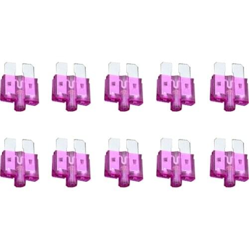 10PCS 35A Medium Size Auto fuse inserts car insurance tablets Medium fuse with lamp car inserts fuse