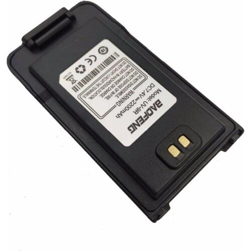 100% Original UV-9R Li-ion Battery 7.4V 2200mah for Baofeng UV-9R Walkie Talkie Anysecu UV9R + Ham Radio