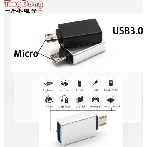 OTG Micro USB Adapter OTG Micro USB to USB 3.0 Converter Data Cable For Android Phone Mini Adapter for Samsung Xiaomi