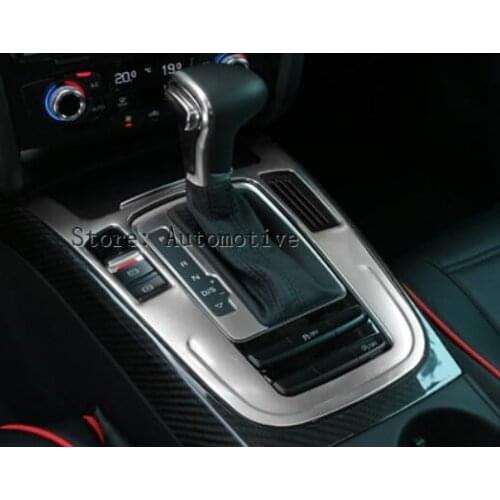 2016 Stainless Steel Car Styling Gear Box Decorative Frame Sequins Cover Decorative Panel For Audi A4/Q5