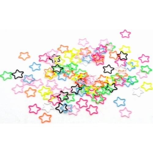 2016 New Heart Star Shape Surgical Steel Earrings Nose Ring Tragus Piercing Nipple Anodized Seamless Tragus Cartilage Hoop Ring