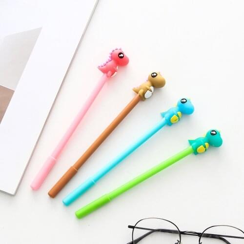 4Pcs/Set Cute Gel Pen Quality Stationery School Supplie Gel Ink Pen School Stationery Office Suppliers Pen Kids Gift Pen Tools