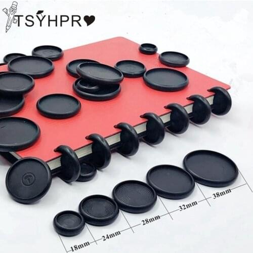 50 Pcs Classic Disc Binder for Discbound Notebooks/Planner 18mm/24mm/28mm/32mm/38mm Discbound Discs Loose Leaf Binding Rings