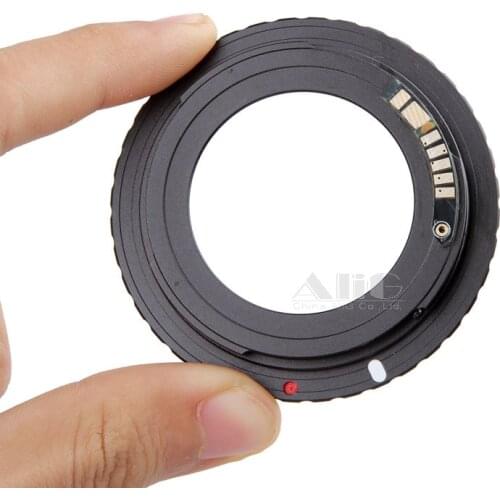 New Electronic Chip 9 AF Confirm M42 Mount Lens Adapter for Canon EOS 5D Mark III 5D3 5D Mark II 5D2 6D 70D 80D 650D 750D 700D