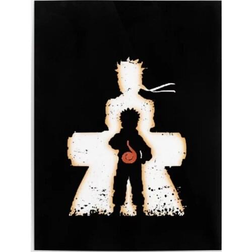Home Decoration Canvas Ninja Prints Painting Silhouette Poster Wall Art For Bedside Background Anime Modular Pictures Framework