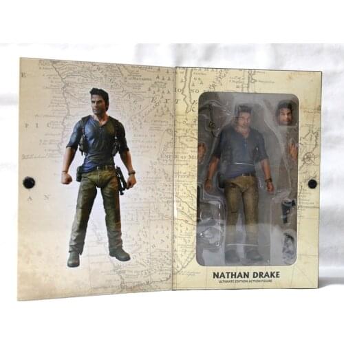 NEW POP Game Uncharted 4 A Thiefs End Ultimate Nathan Drake NECA Action Figure 18cm