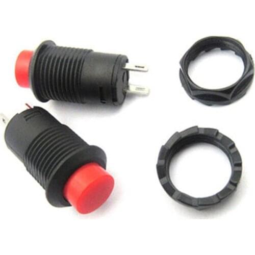 Button switch self-locking switch button switch / ds-425a caliber 12mm red (2pcs)