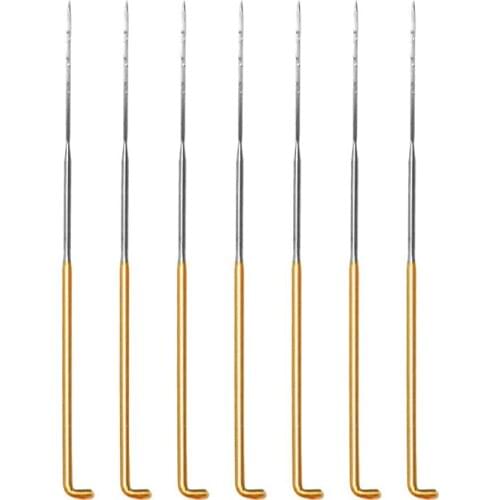 LMDZ Wool Felting Supplies Felting Needles Kit Needle Felting Tool with Plastic Box for Wool Felting (Star,Gold)