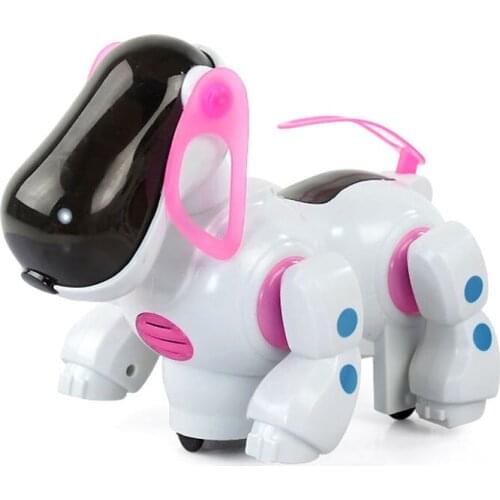 New Intelligent Electronic Walking Pet Robot Dog Puppy Baby Friend Partner Gift With Music Light Dog Toys For Children Kids