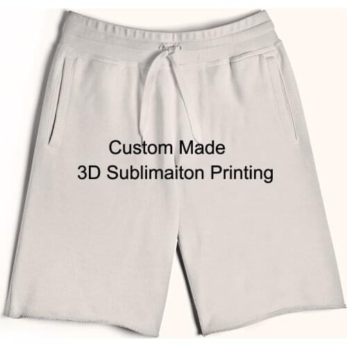 REAL AMERICAN US SIZE Custom Create your own 3D Sublimation Print Fifth & Seventh sports Shorts with String