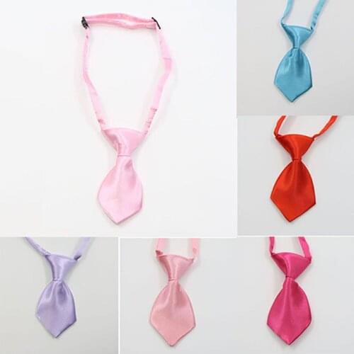Transer Adjustable Dog Cat Pet Cloth Adorable Grooming Tie Necktie 28 Pure Colors Grooming Bow Tie dog accessories